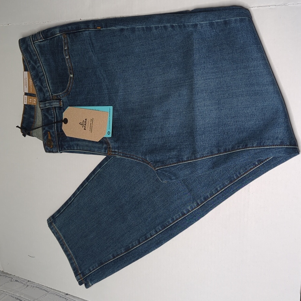 NWT prana organic cotton sienna skinny jeans in true blue